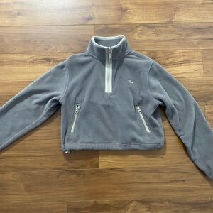TNA Taupe Fleece Jacket